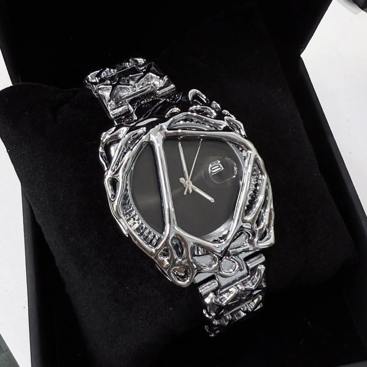 Avant-Garde Skeletal Casing Watch